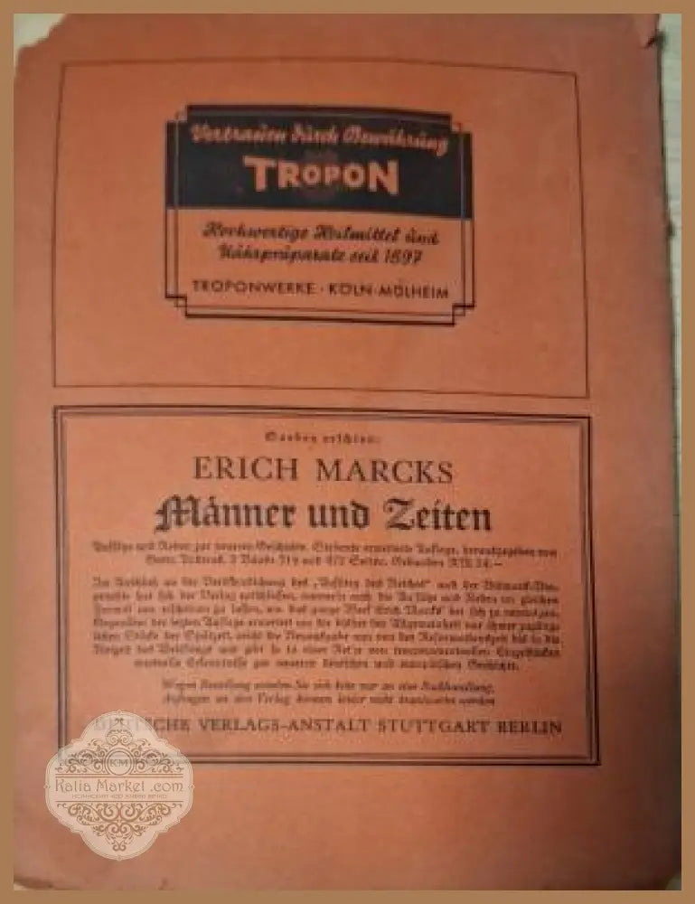 Europäische Revue Heft 1 Januar 1943 - задна корица