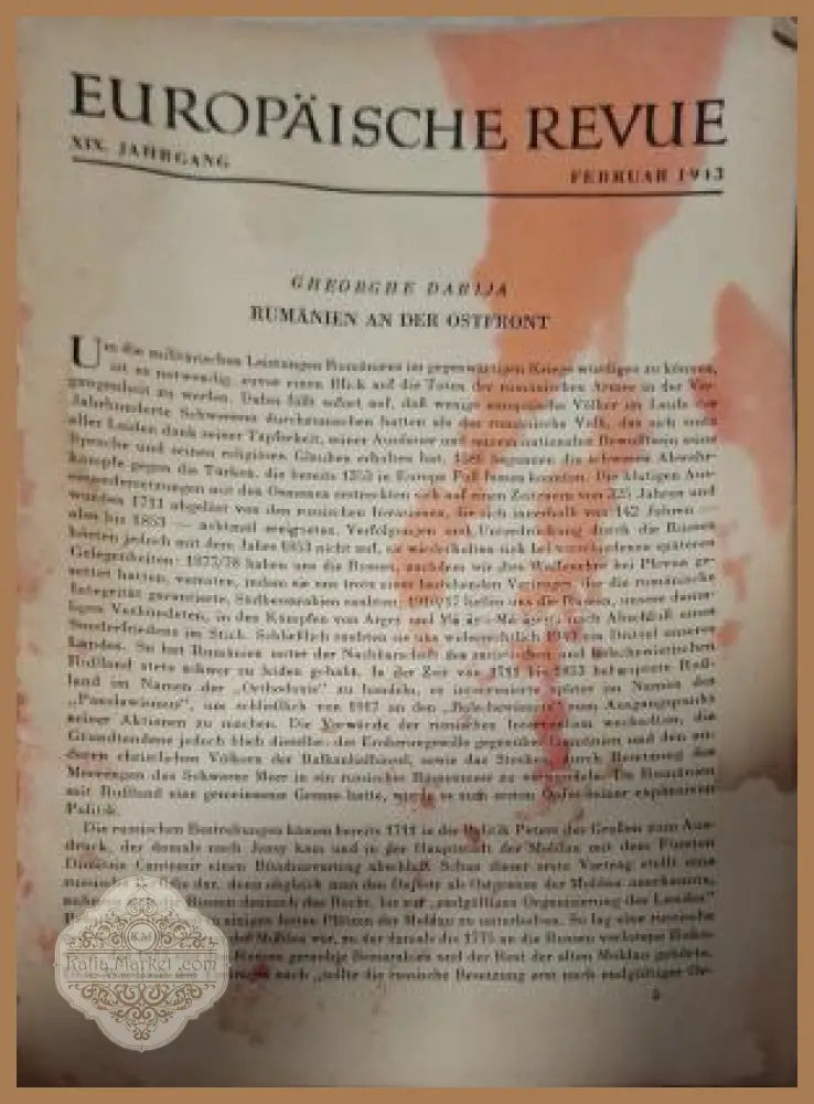 Europäische Revue Heft 2 Februar 1943 - вътрешна страница