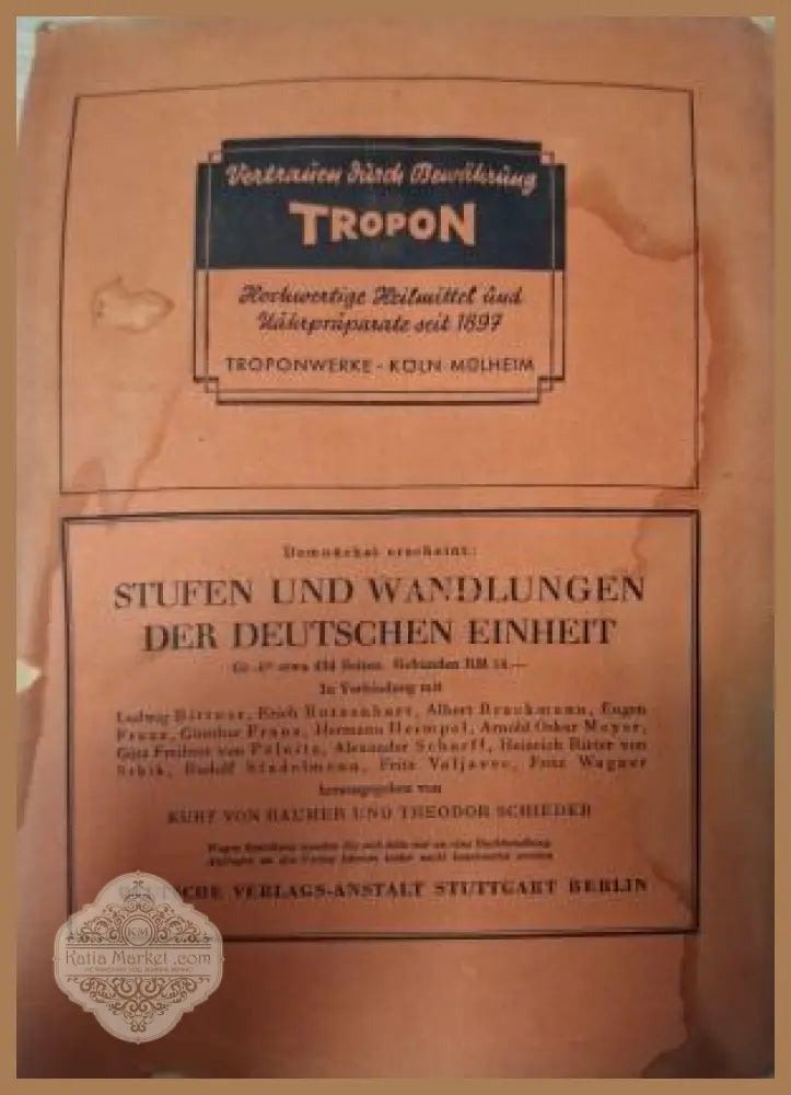 Europäische Revue Heft 2 Februar 1943 - рекламна страница