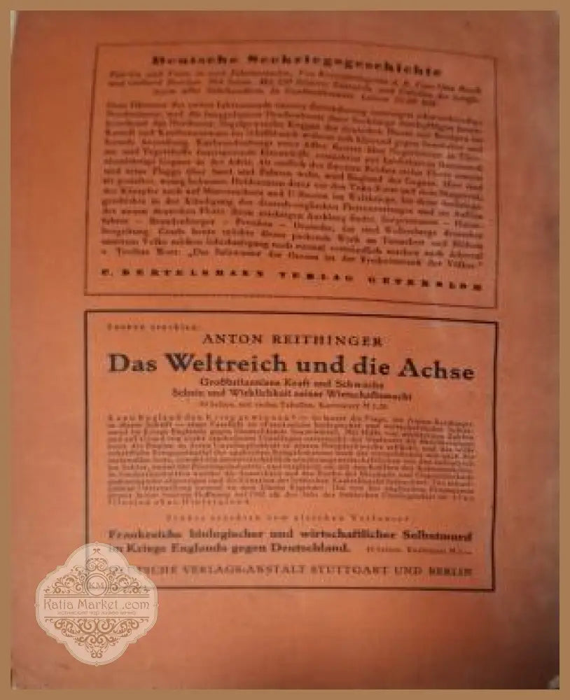 Europäische Revue Heft 6 Juni 1941 - рекламна страница