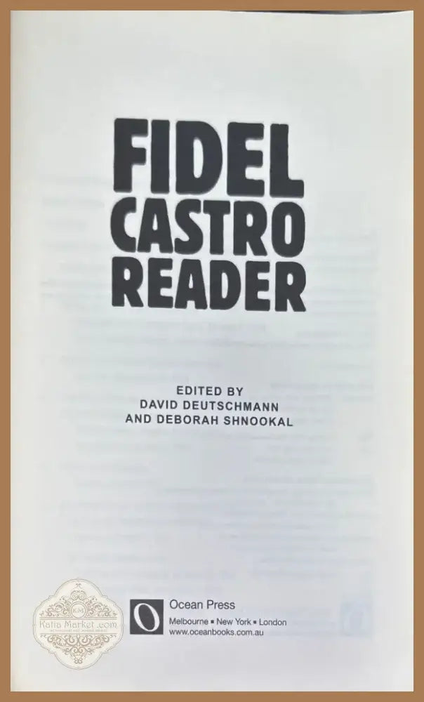 Fidel Castro reader (741) - Книга