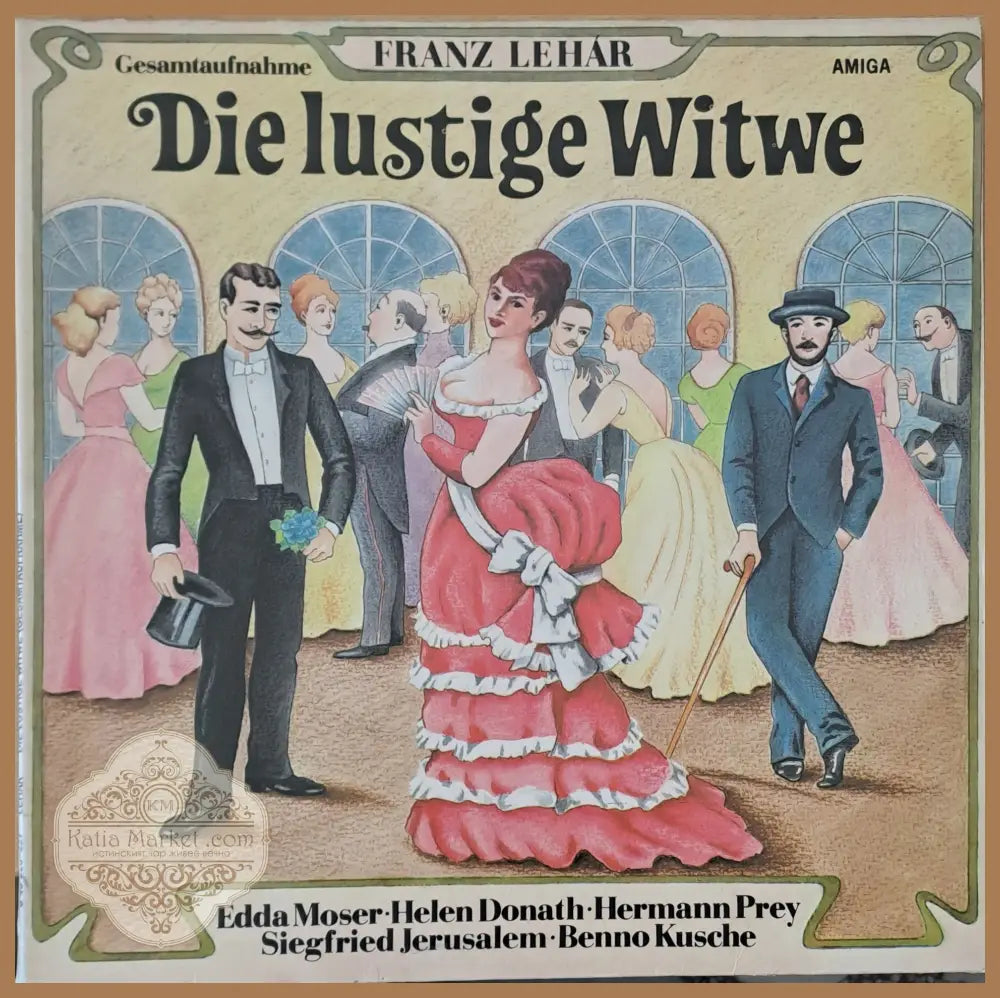 Franz Lehar: Die Lustige Witwe двоен албум - antique