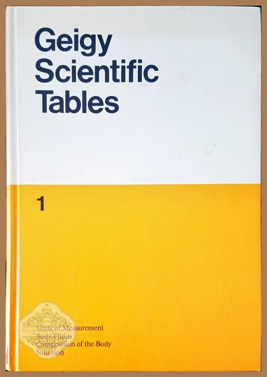 Gegy scientific tables - C. Lentner - Книги