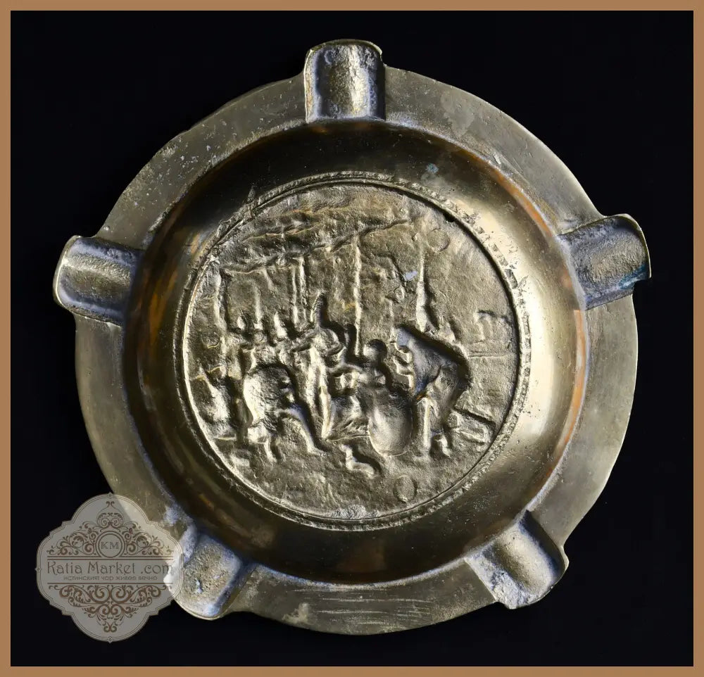 Голям бронзов пепелник от Нидерландия - antique