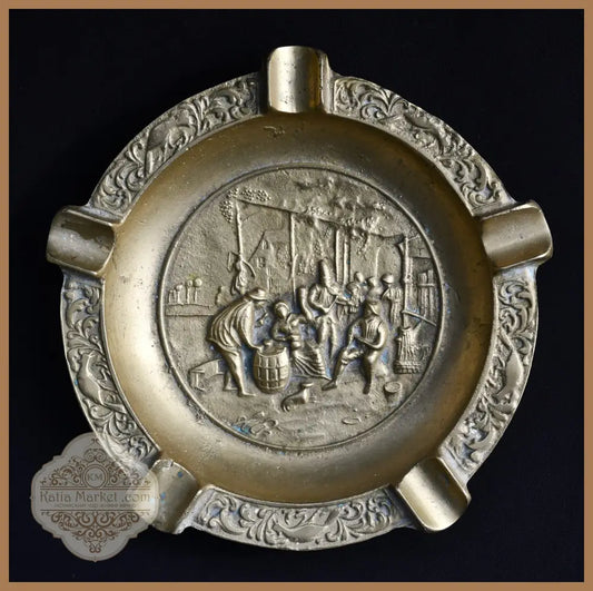 Голям бронзов пепелник от Нидерландия - antique
