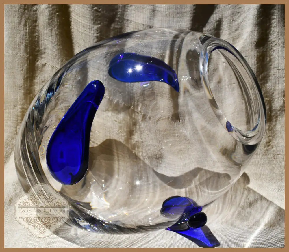 Голяма art-glass ваза - antique