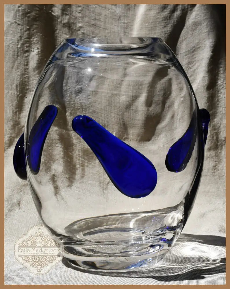 Голяма art-glass ваза - antique