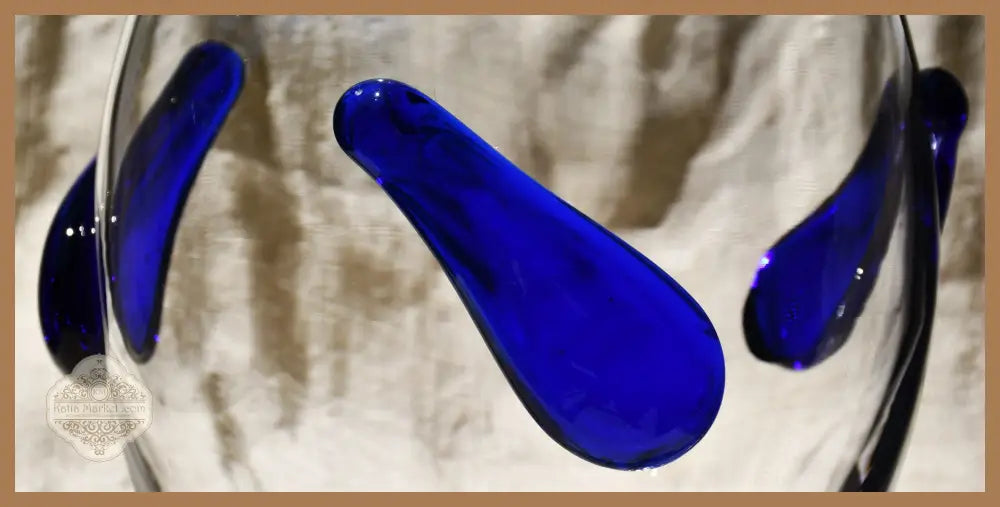 Голяма art-glass ваза - antique
