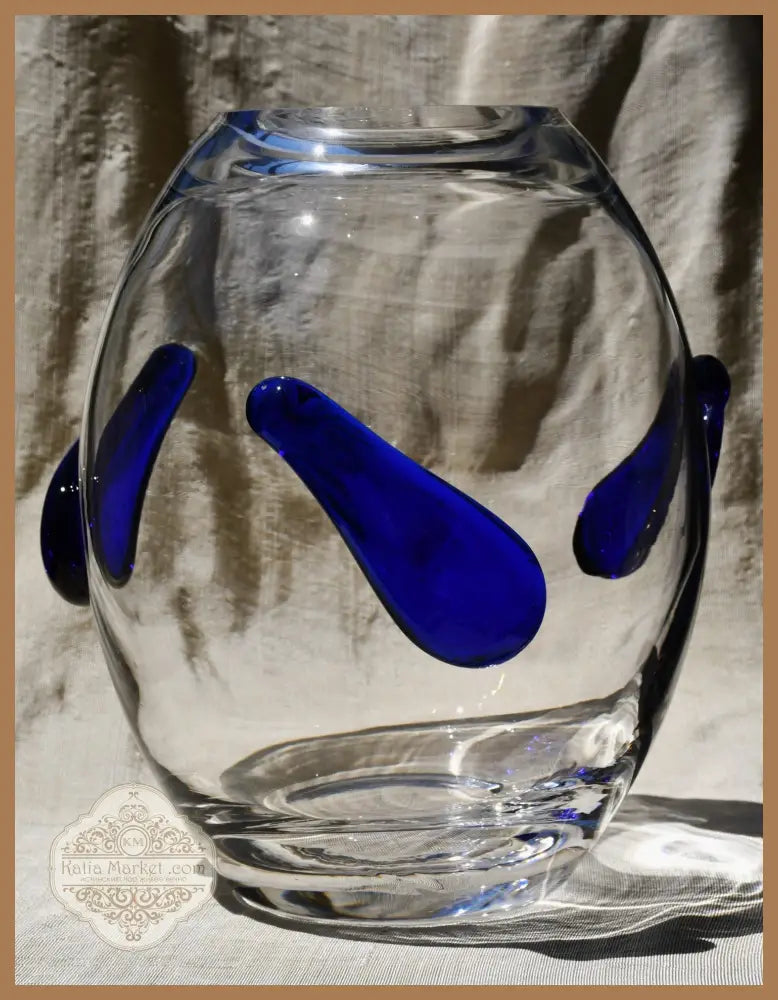 Голяма art-glass ваза - antique