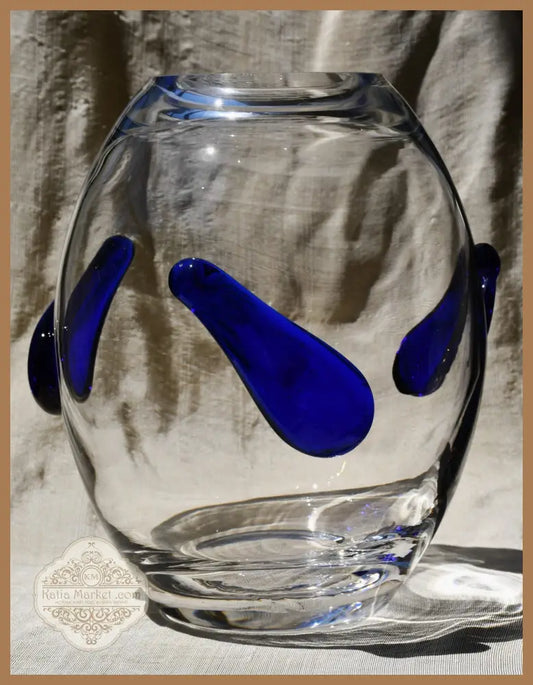 Голяма art-glass ваза - antique