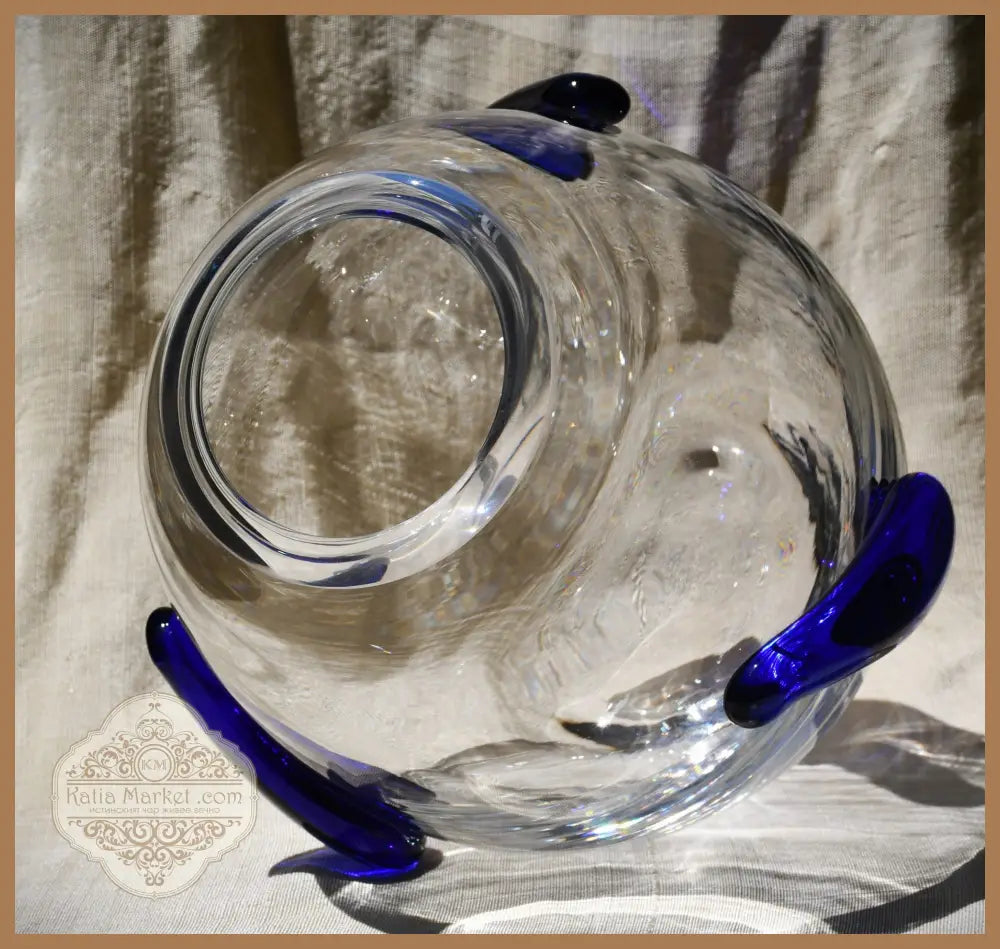 Голяма art-glass ваза - antique