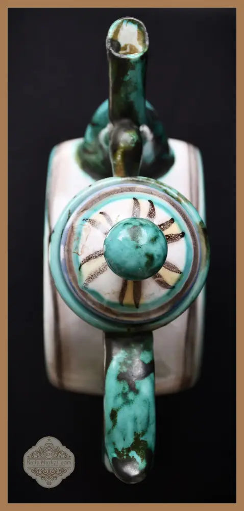 Голяма стомна-кумган. Гжель - СССР. - antique