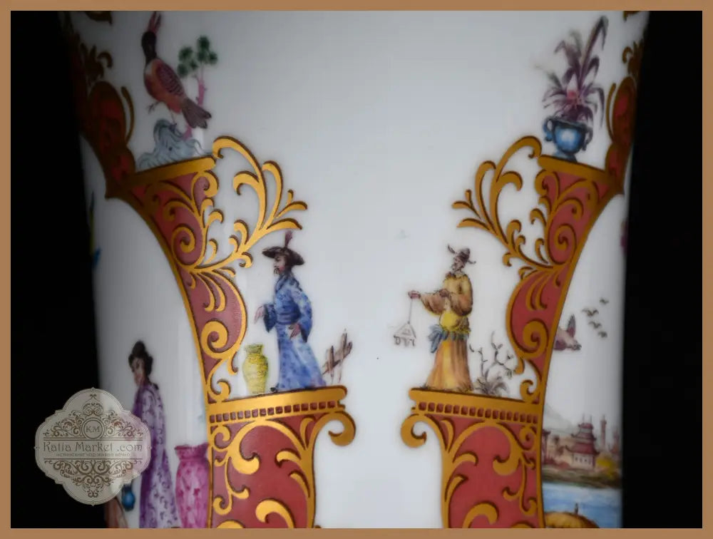 Голяма ваза ’AK Kaiser’ (Западна Германия). Модел ’Chinois’ - antique