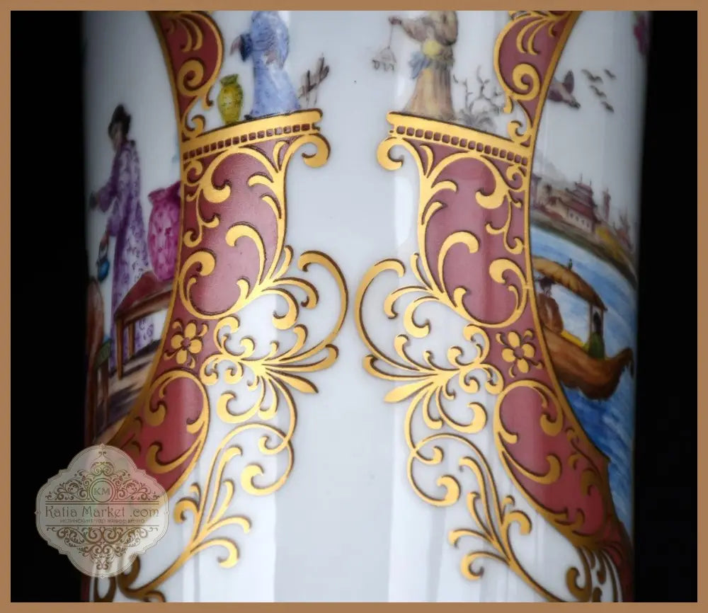 Голяма ваза ’AK Kaiser’ (Западна Германия). Модел ’Chinois’ - antique