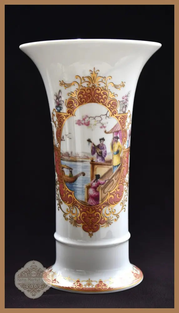 Голяма ваза ’AK Kaiser’ (Западна Германия). Модел ’Chinois’ - antique