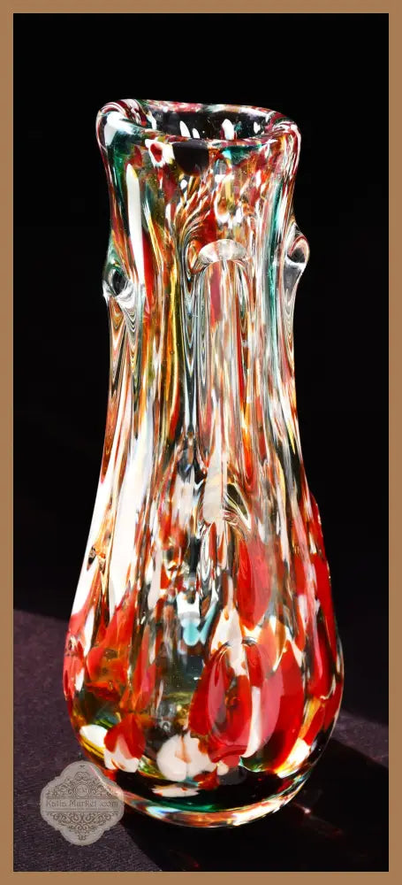 Голяма винтидж ваза art glass - antique