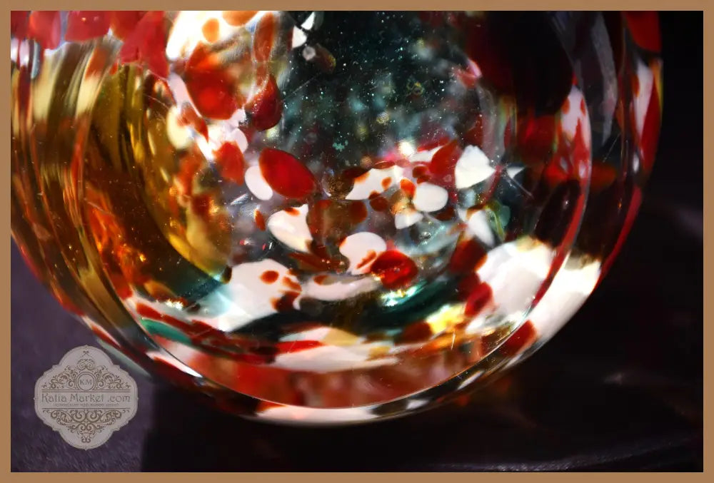 Голяма винтидж ваза art glass - antique