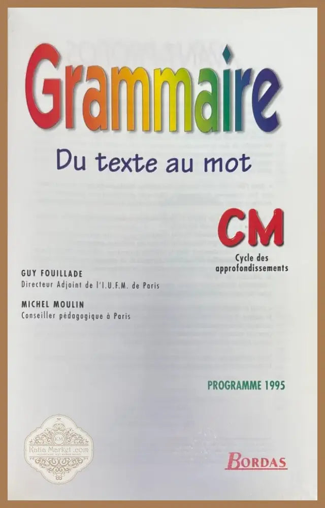 Grammaire du tehte au mot (1002) - Книга