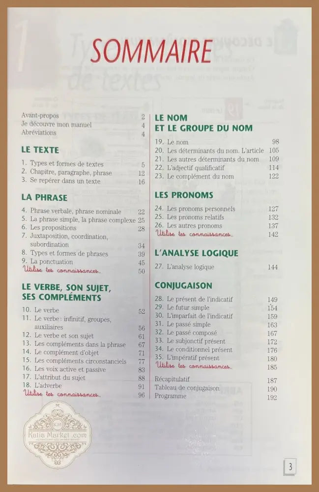 Grammaire du tehte au mot - G. Fouillade M. Moulin - Книги