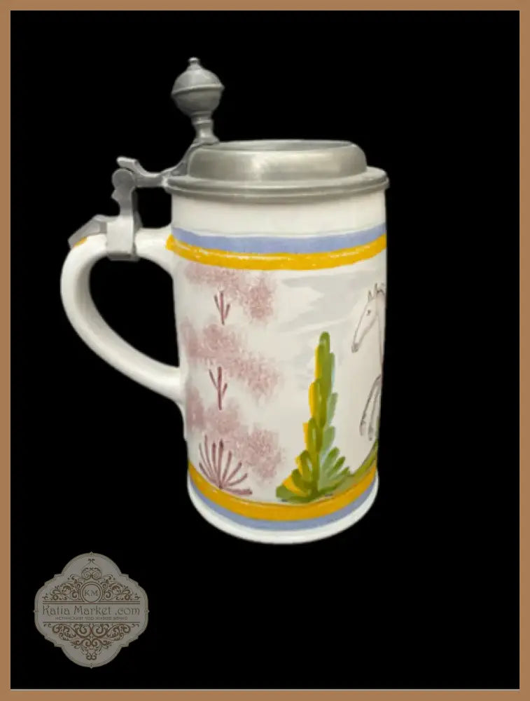 Халба с капак,вместимост 1L (500)