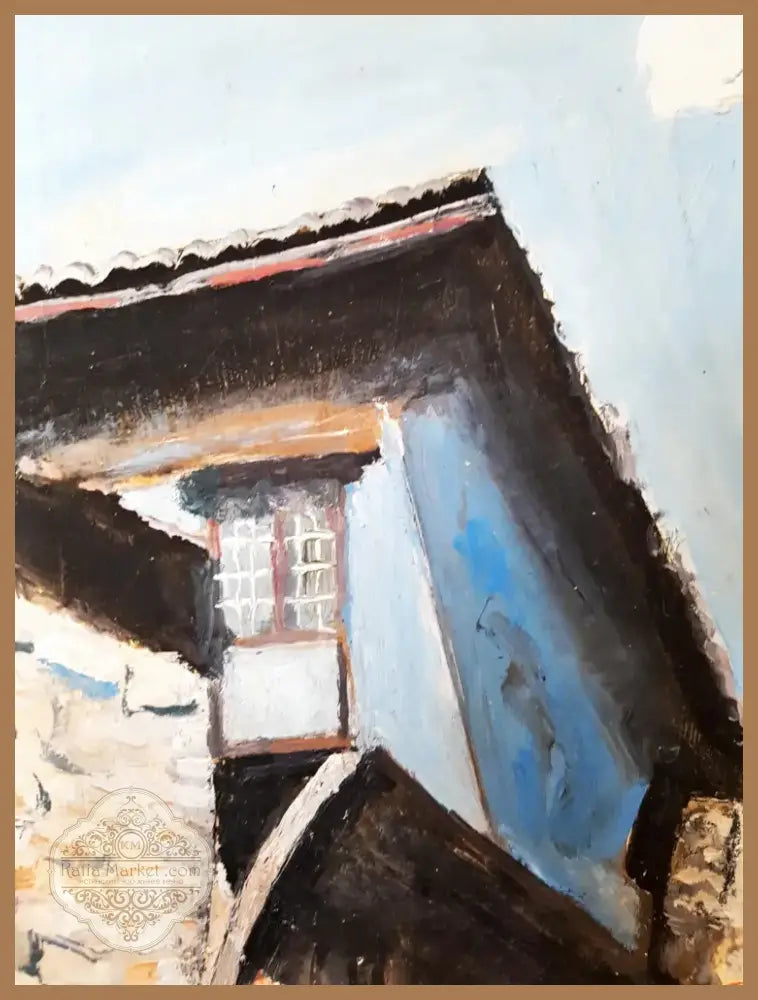 Хисар капис, Пловдив, масло от Д. Джорджева, 1994 година (1182) - Картина
