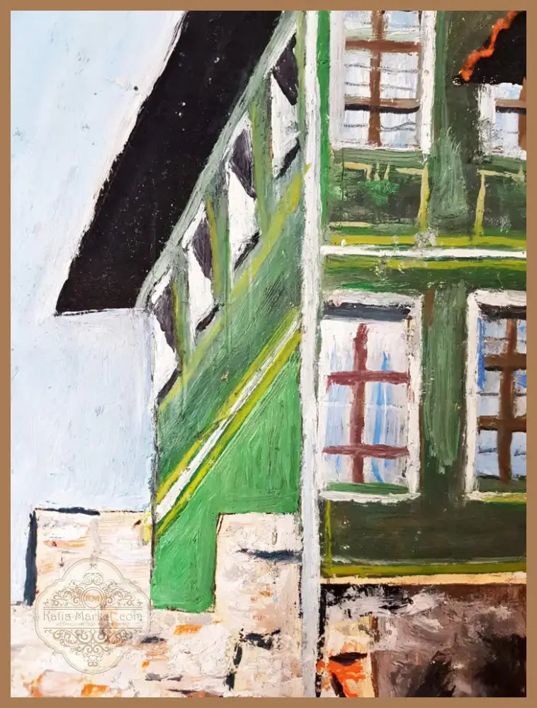 Хисар капис, Пловдив, масло от Д. Джорджева, 1994 година (1182) - Картина