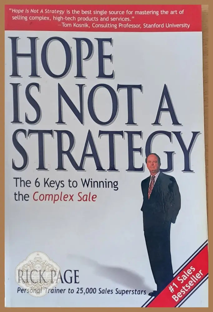 Hope is not a Strategy - Rick Page - Книги