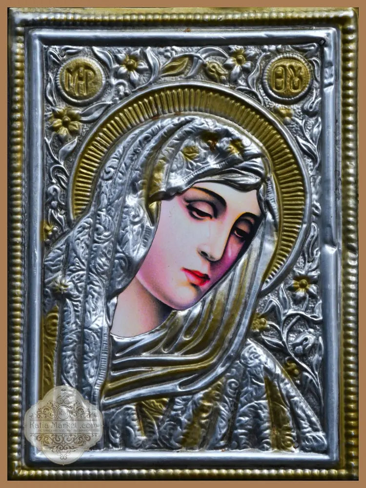 Икона с метален обков - antique