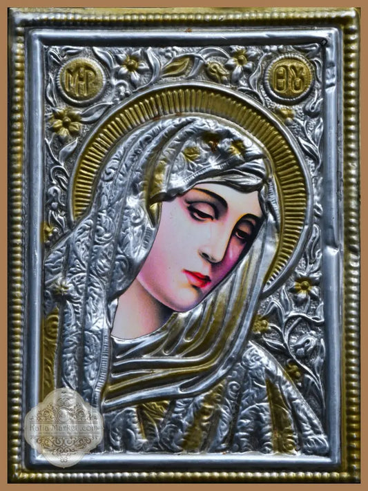 Икона с метален обков - antique
