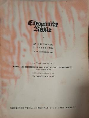 Europäische Revue Heft 1 Januar 1942 - вътрешна страница