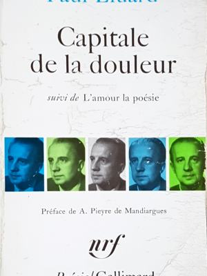 Capitale de la douleur - Paul Eluard - couverture