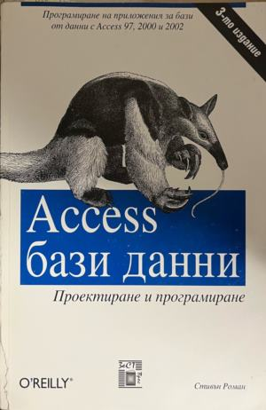 Access бази данни: Проектиране и програмиране – Стивън Роман, корица