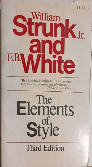 Корица на The Elements of Style от William Strunk Jr. and E.B. White