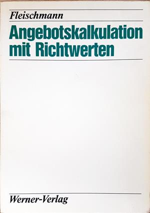 Angebotskalkulation mit Richtwerten - корица
