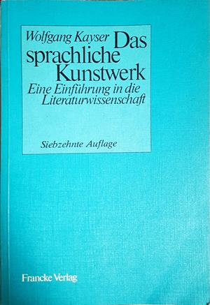 Das sprachliche Kunstwerk - Wolfgang Kayser
