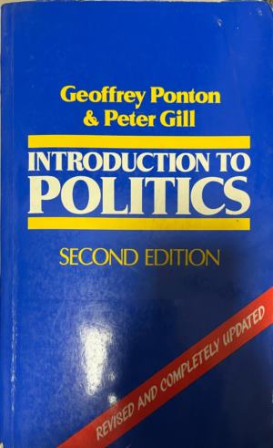 Корица на Introduction to Politics от Geoffrey Ponton и Peter Gill