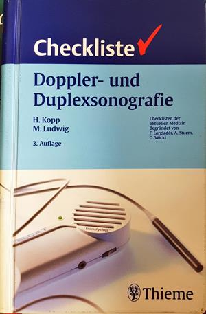 Checkliste Doppler- und Duplexsonografie - Kopp, Ludwig