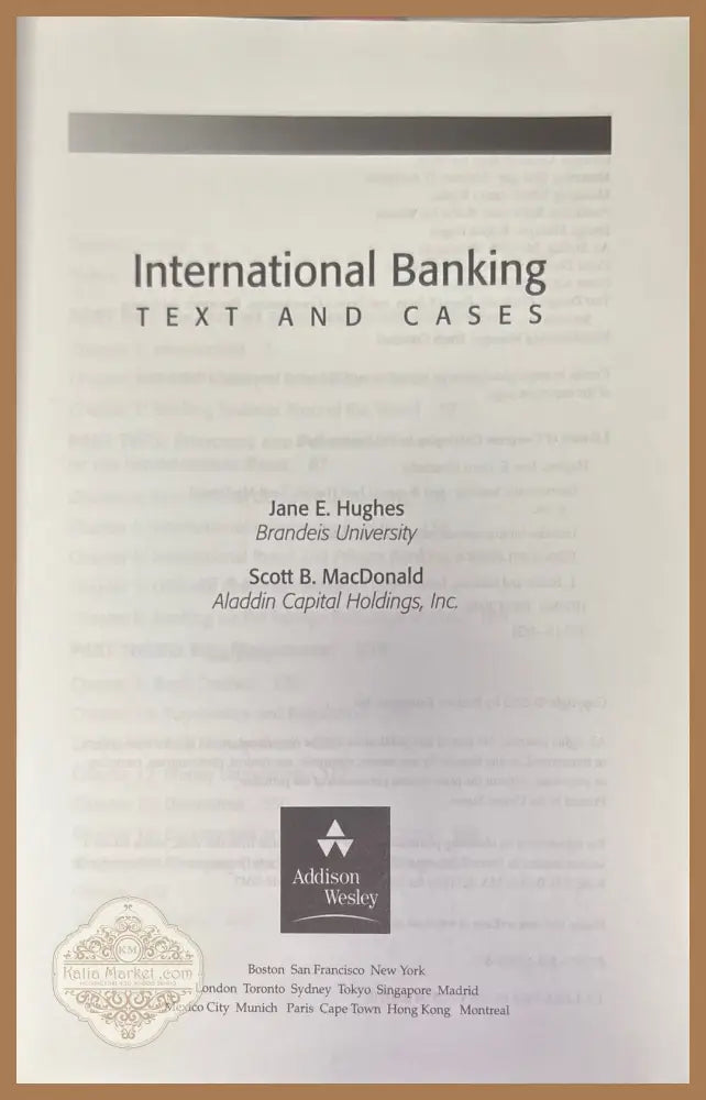 International banking - Jane E. Hughes Scott B. MacDonald - Книги
