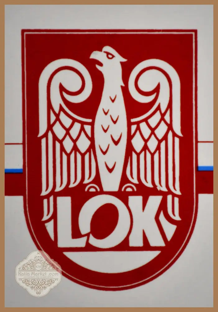 Историческа чиния на Liga Obrony Kraju - antique