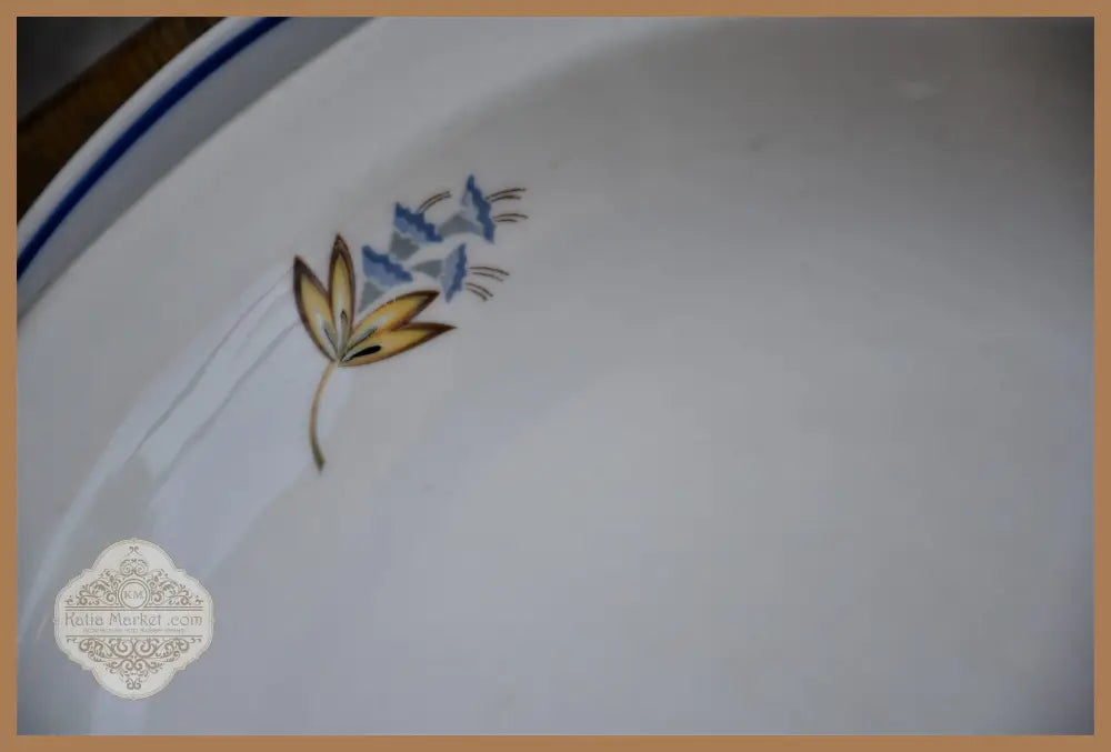 Историческа чиния/плато на ’Bohemia Ceramic Works’ - antique