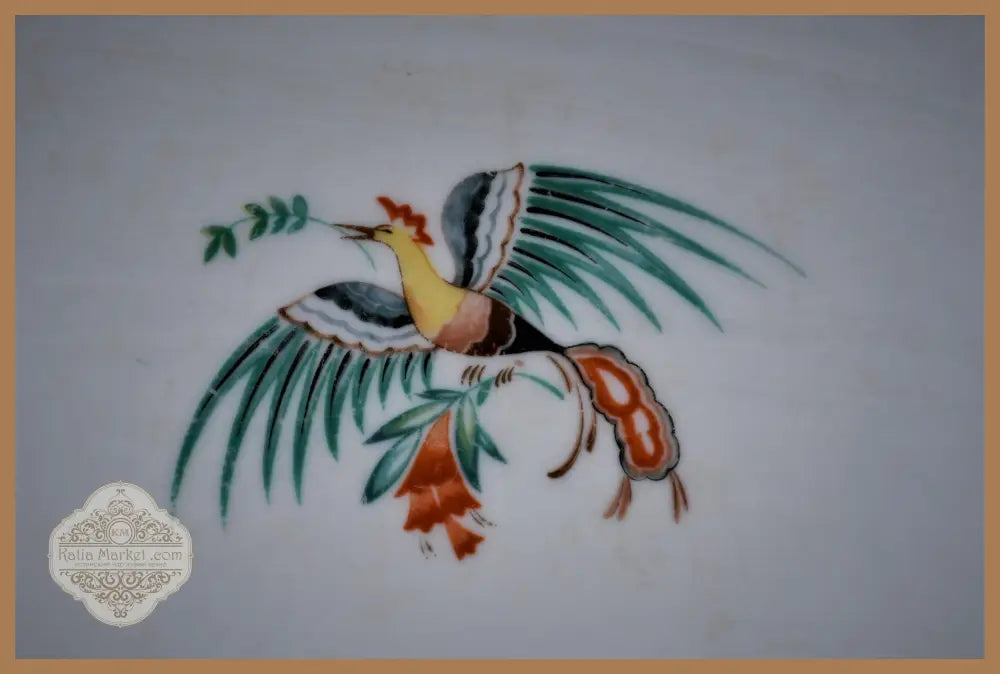 Историческа чиния/плато на ’Bohemia Ceramic Works’ - antique