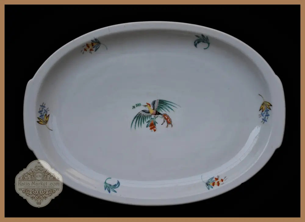 Историческа чиния/плато на ’Bohemia Ceramic Works’ - antique