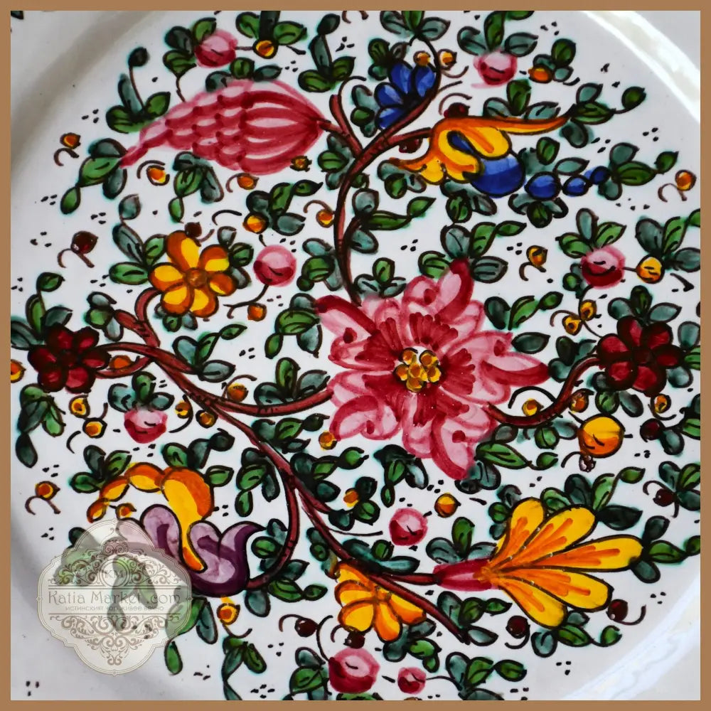 Италианска чиния от Губио 1940-50те - antique