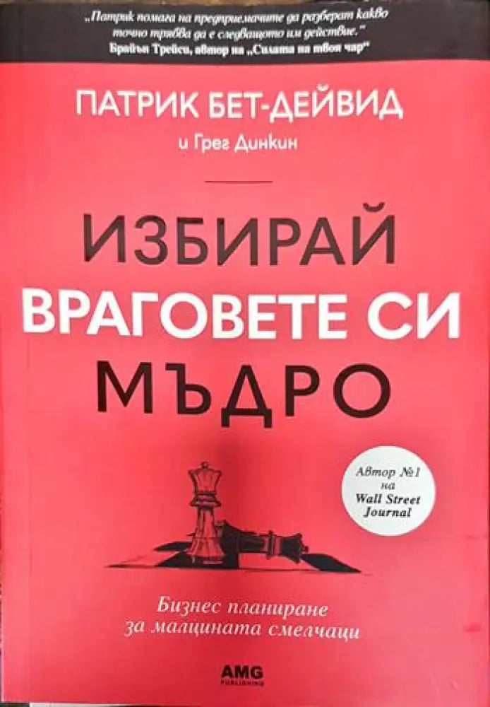Избирай враговете си мъдро (3262) - Книга