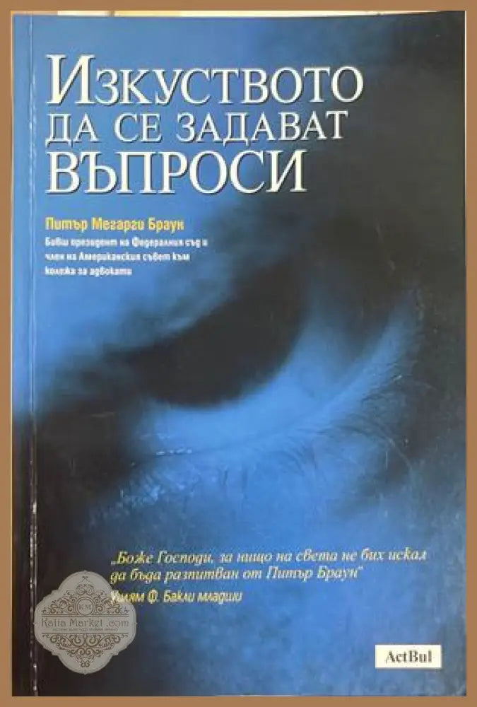 Изкуството да се задават въпроси - Питър Мегарги Браун