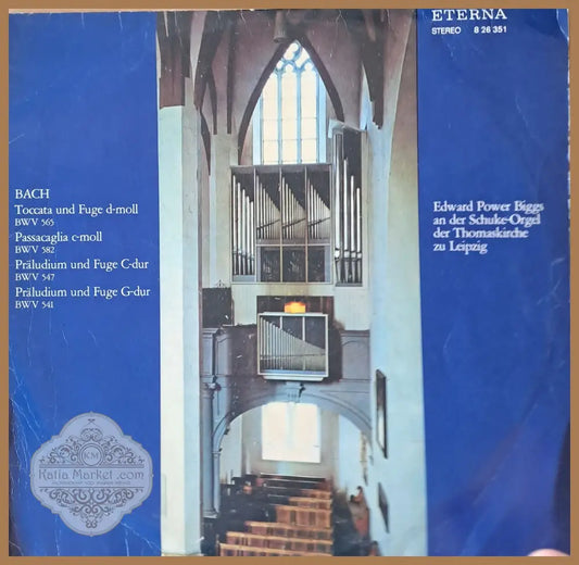 J. S. Bach: Toccata und Fuge d-moll Passacaglia c-moll. Edward Power Biggs - antique