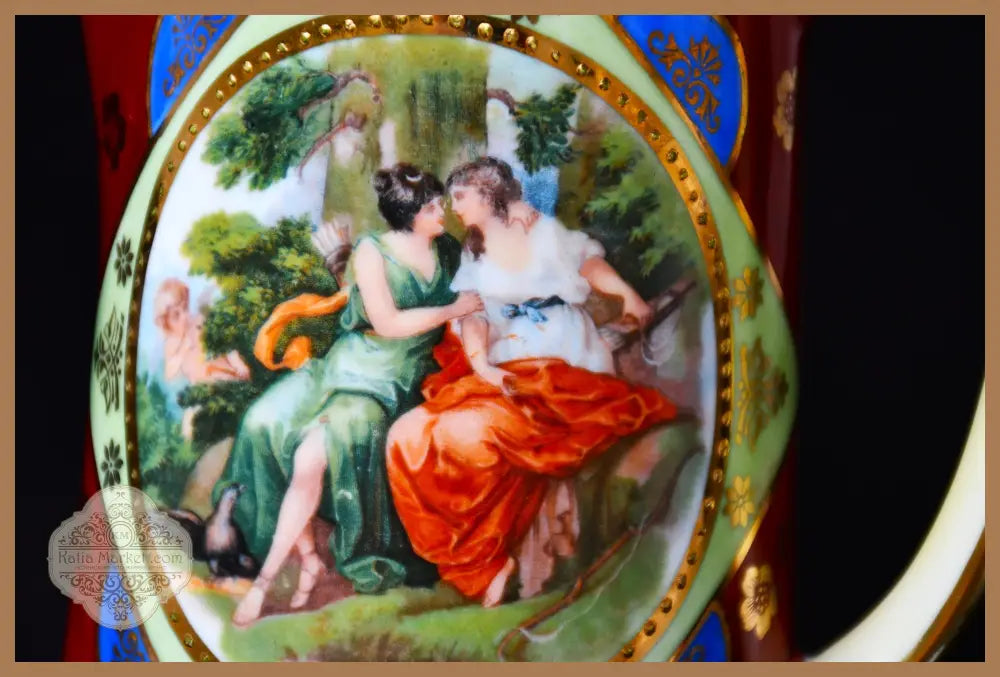 Кана и захарница във виенски стил. Колекционни. - antique
