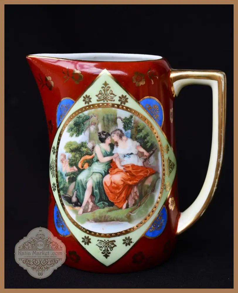 Кана и захарница във виенски стил. Колекционни. - antique