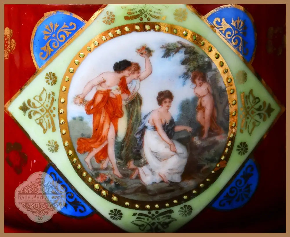 Кана и захарница във виенски стил. Колекционни. - antique