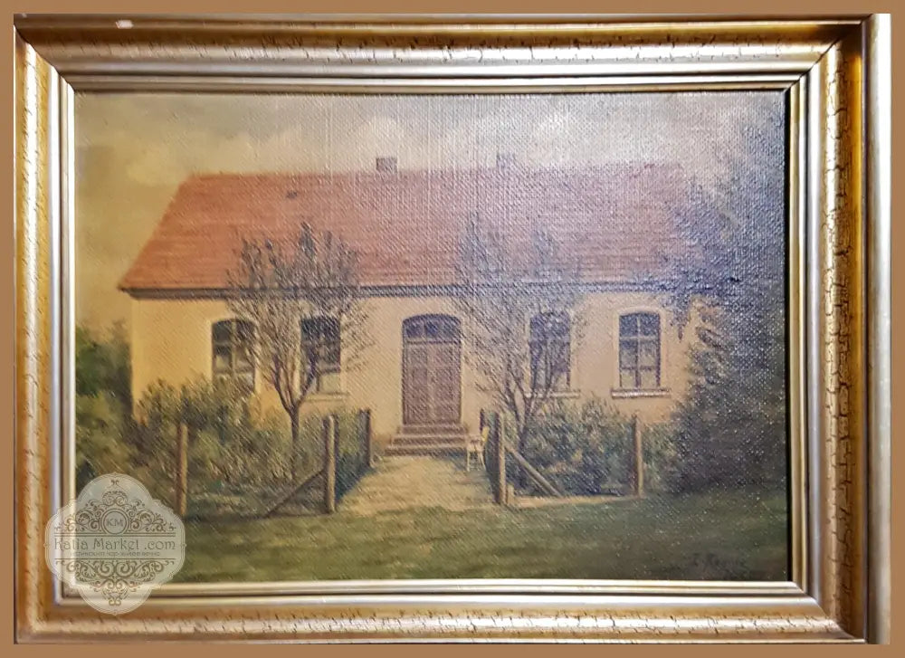 Картина масло - antique